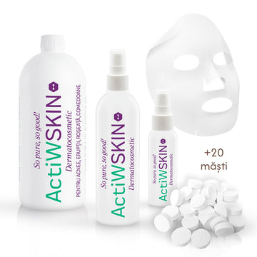 ActiWSKIN - PENTRU ACNEE - Pachet mare: Tratament 21-25 zile
